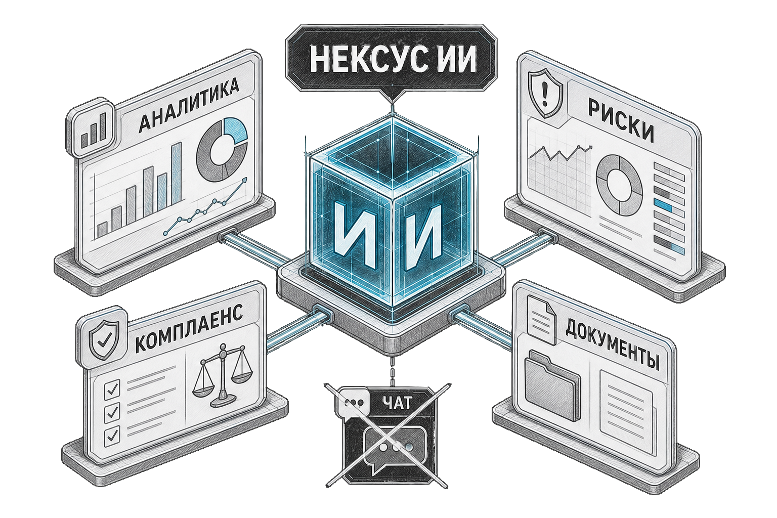 НЕКСУС ИИ — специализированная аналитическая система, а не обычный чат‑бот